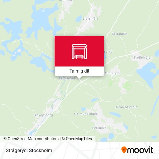 Strågeryd karta