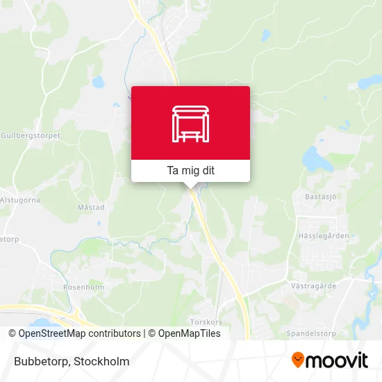 Bubbetorp karta