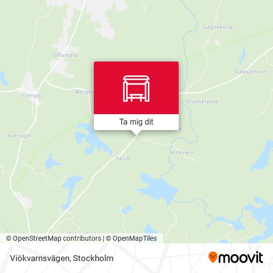 Viökvarnsvägen karta