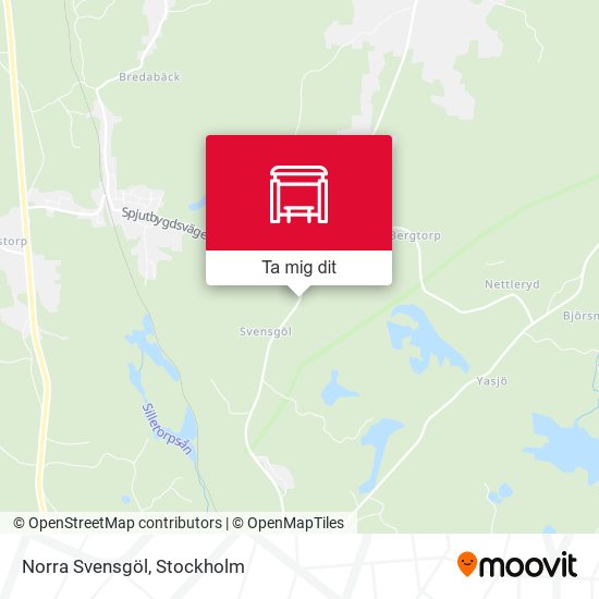 Norra Svensgöl karta