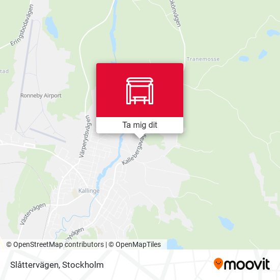 Slåttervägen karta