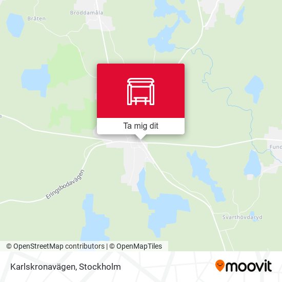 Karlskronavägen karta