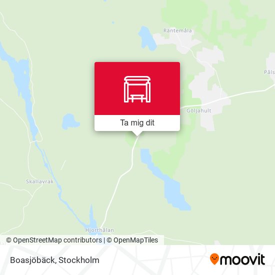 Boasjöbäck karta