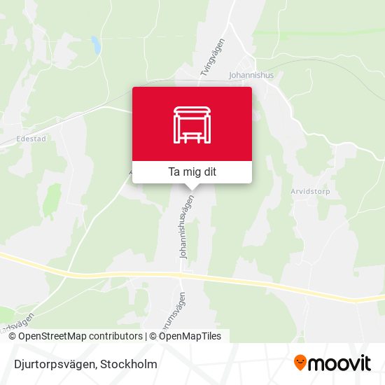 Djurtorpsvägen karta