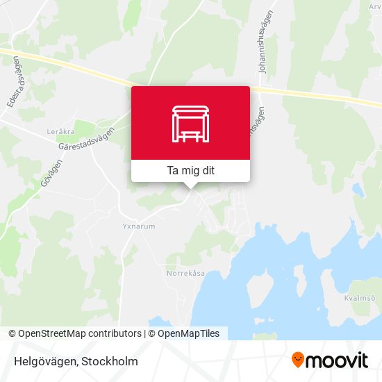 Helgövägen karta