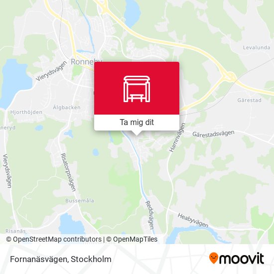 Fornanäsvägen karta