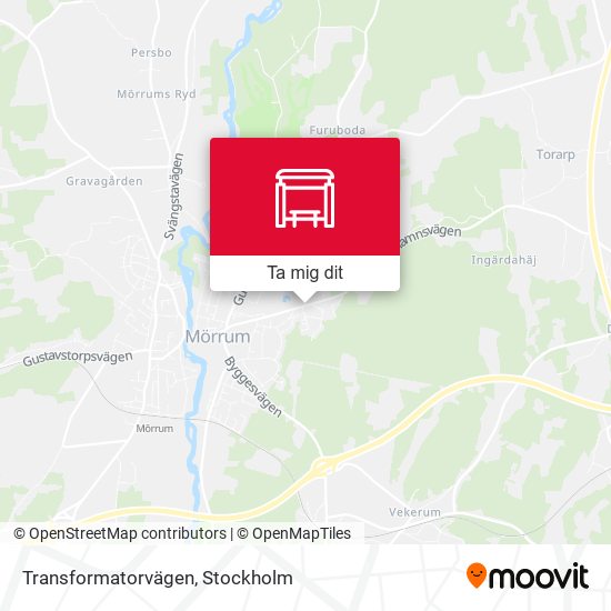 Transformatorvägen karta
