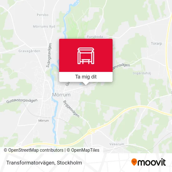 Transformatorvägen karta