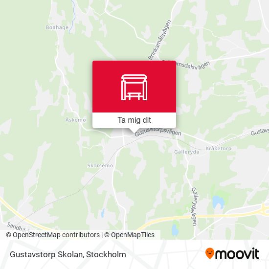 Gustavstorp Skolan karta