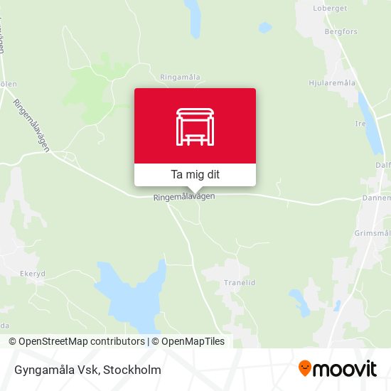 Gyngamåla Vsk karta