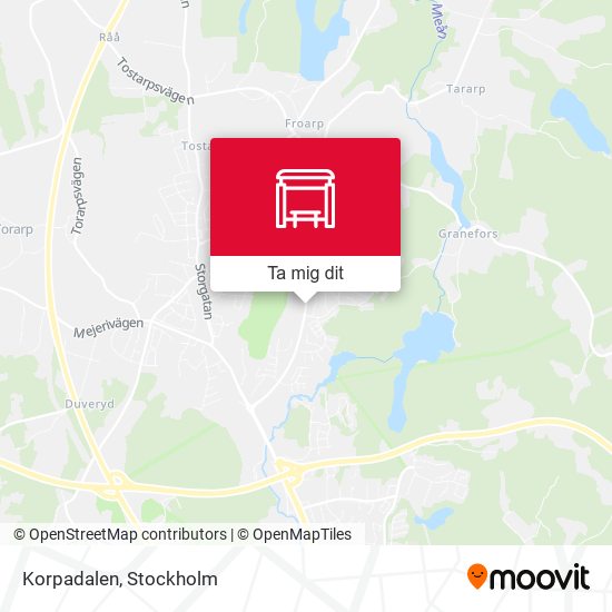 Korpadalen karta