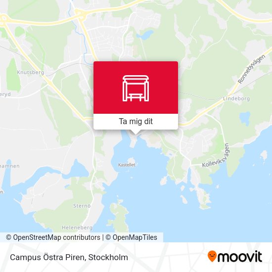 Campus Östra Piren karta