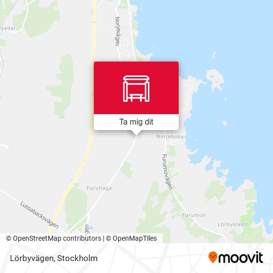 Lörbyvägen karta