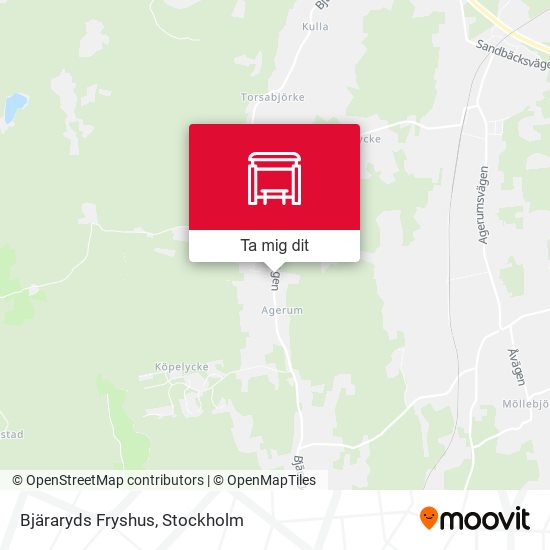 Bjäraryds Fryshus karta