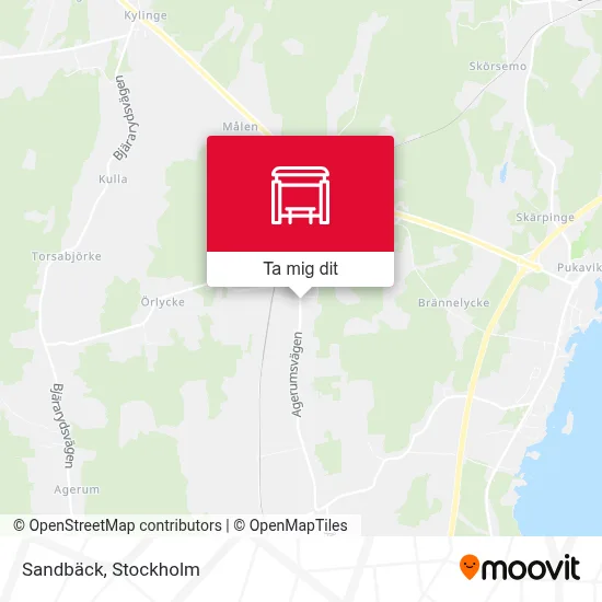 Sandbäck karta