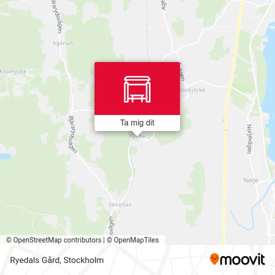 Ryedals Gård karta