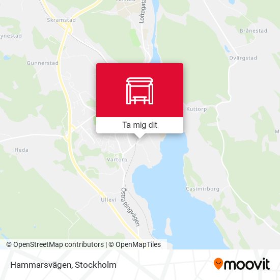 Hammarsvägen karta