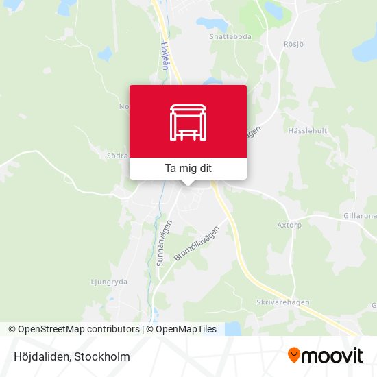 Höjdaliden karta