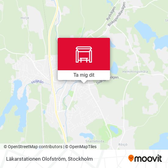 Läkarstationen Olofström karta