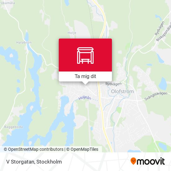 V Storgatan karta