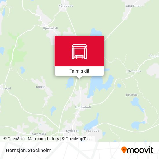Hörnsjön karta