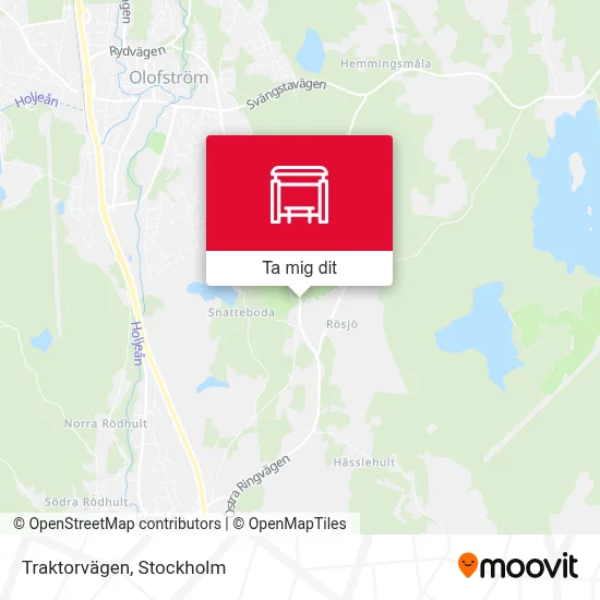 Traktorvägen karta