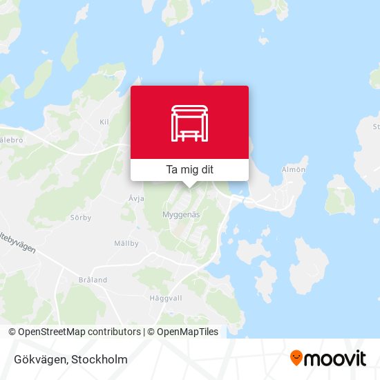 Gökvägen karta