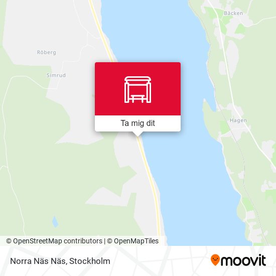 Norra Näs Näs karta