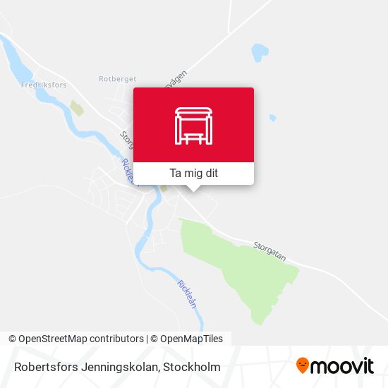 Robertsfors Jenningskolan karta