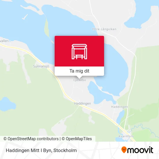 Haddingen Mitt I Byn karta