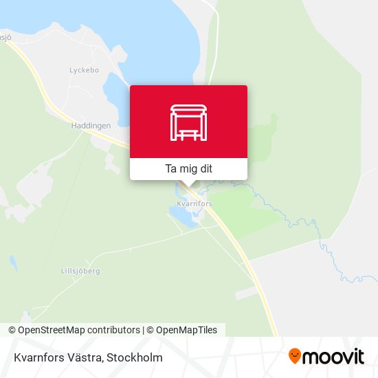 Kvarnfors Västra karta