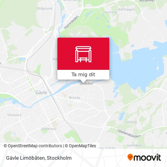 Gävle Limöbåten karta