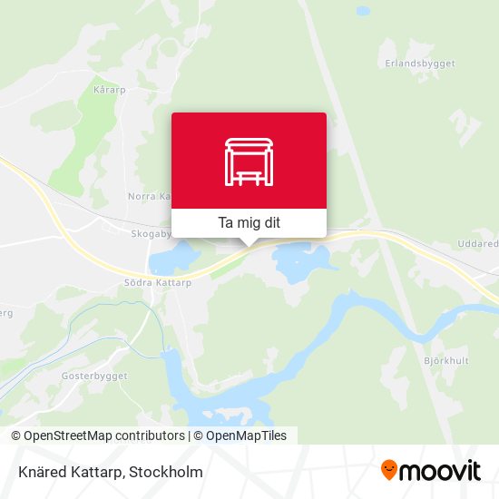 Knäred Kattarp karta