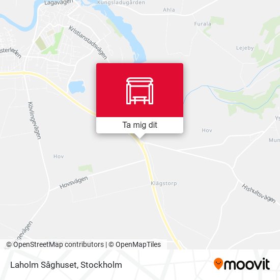 Laholm Såghuset karta