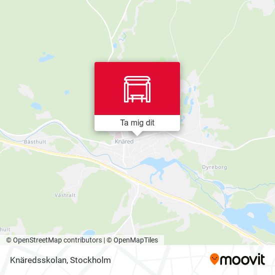 Knäredsskolan karta