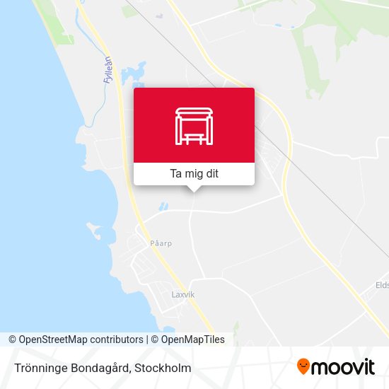 Trönninge Bondagård karta