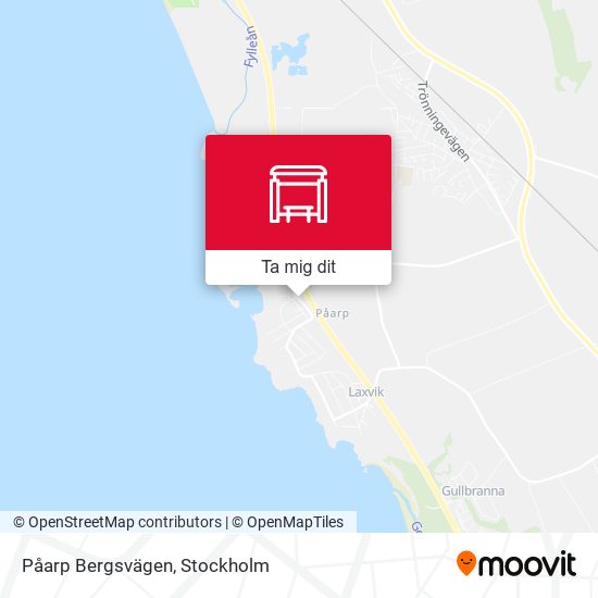 Påarp Bergsvägen karta