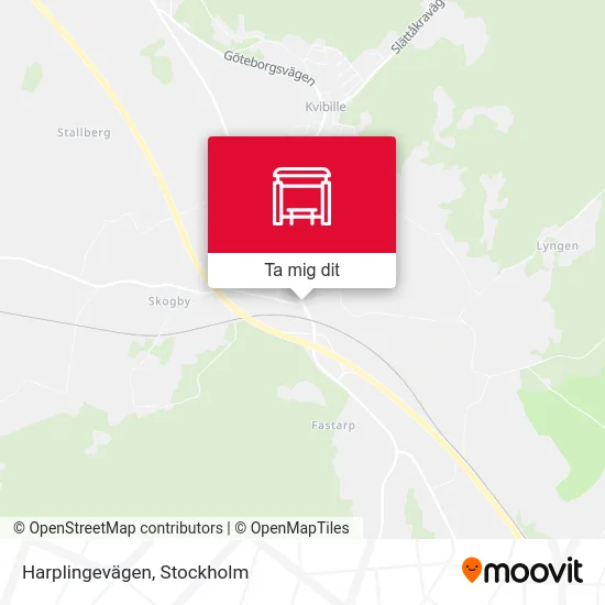 Harplingevägen karta