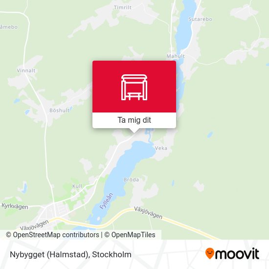 Nybygget (Halmstad) karta