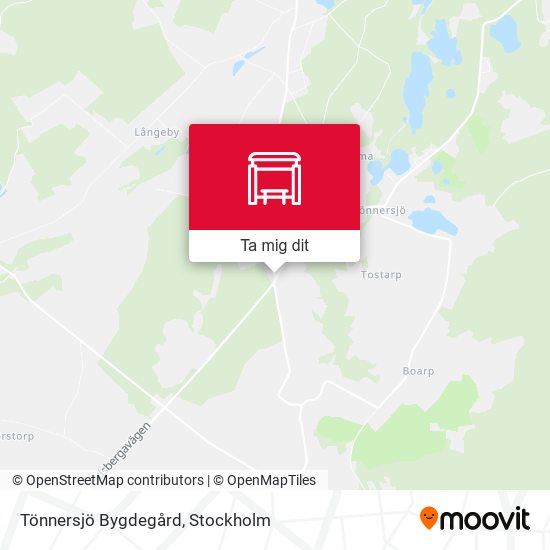Tönnersjö Bygdegård karta