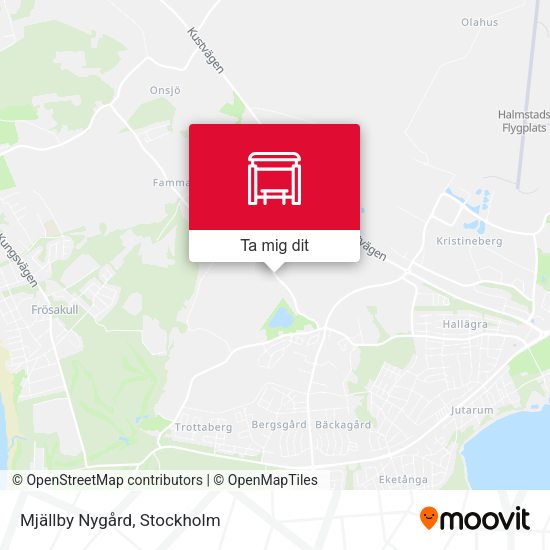 Mjällby Nygård karta