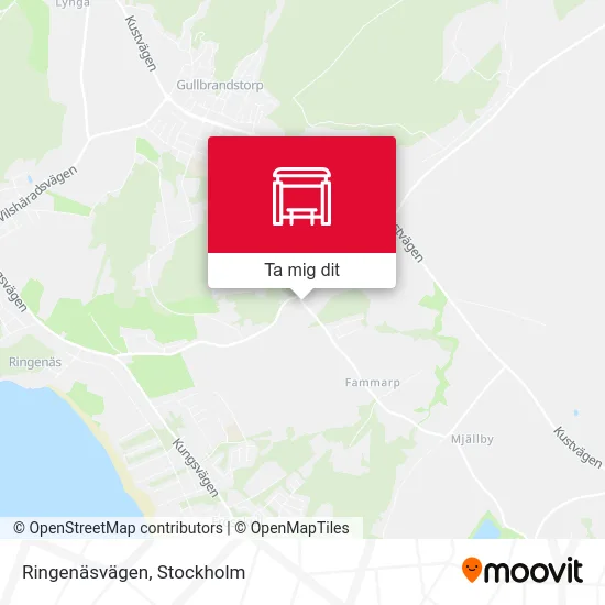 Ringenäsvägen karta