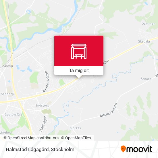 Halmstad Lågagård karta