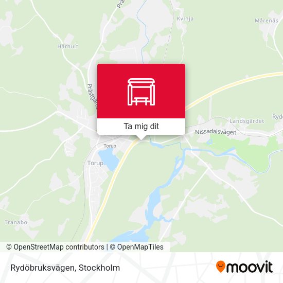 Rydöbruksvägen karta