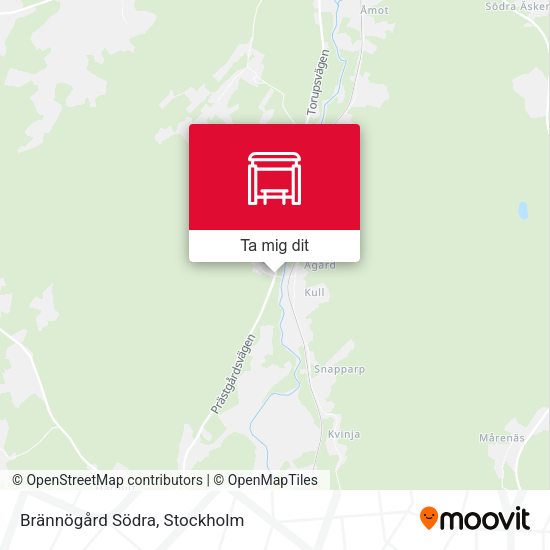 Brännögård Södra karta