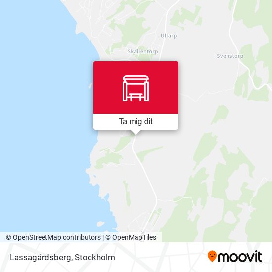Lassagårdsberg karta