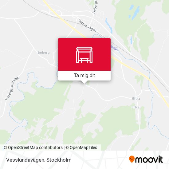 Vesslundavägen karta
