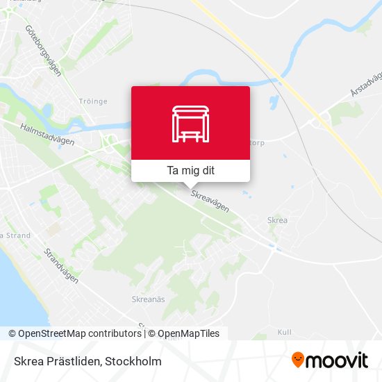 Skrea Prästliden karta