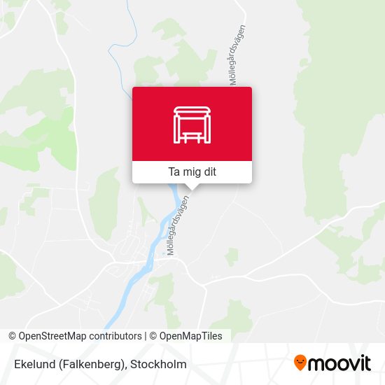 Ekelund (Falkenberg) karta