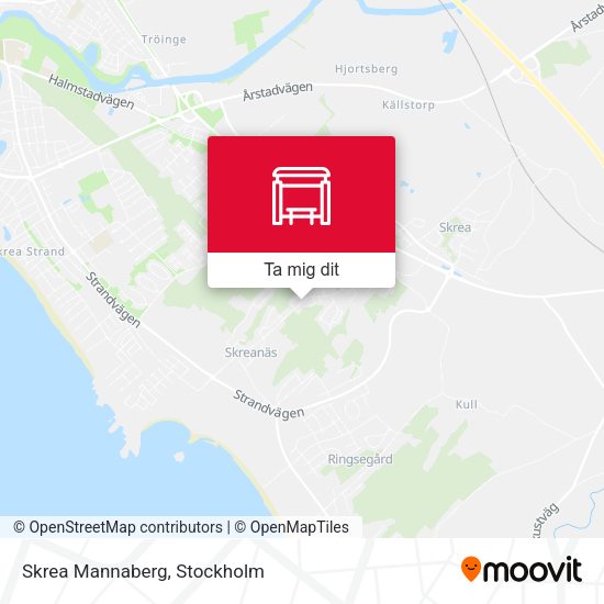 Skrea Mannaberg karta